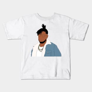 Erik Killmonger Fan Art Sticker Kids T-Shirt